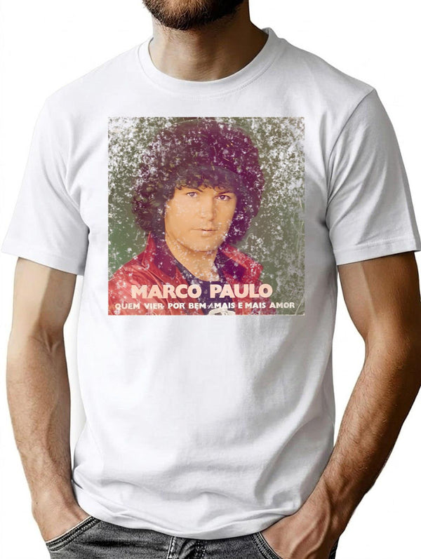Marco Paulo T-Shirt for Men & Women, T-Shirts Graphic Tee - White