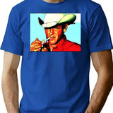 Marlboro Vintage (1) T-Shirt for Men & Women, T-Shirts Graphic Tee - Blue