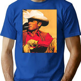 Marlboro Vintage T-Shirt for Men & Women, T-Shirts Graphic Tee - Blue
