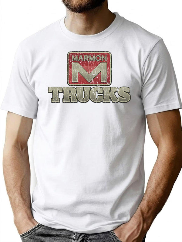 Marmon Trucks 1963 Premium Heavyweight Cotton T-Shirt - White
