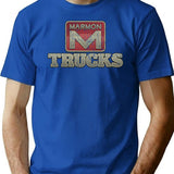 Marmon Trucks 1963 Premium Heavyweight Cotton T-Shirt - Blue