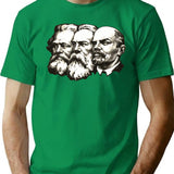 Marx Engels And Lenin T-Shirt for Men & Women, T-Shirts Graphic Tee - Green