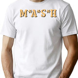 Mash T-Shirt for Men & Women, T-Shirts Graphic Tee - White