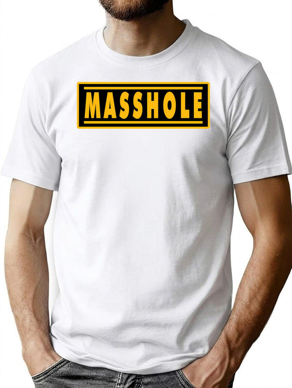 Masshole Premium Heavyweight Cotton T-Shirt - White