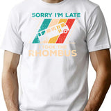 Math Gifts Sorry I'M Late I Took The Rhombus Math Nerd Funny Gifts T-Shirt for Men & Women, T-Shirts Graphic Tee - White