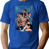 Matt Rife T-Shirt for Men & Women, T-Shirts Graphic Tee - Blue