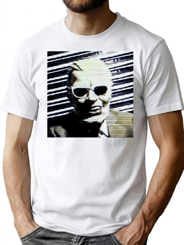 Max Headroom Incident T-Shirt for Men & Women, T-Shirts Graphic Tee - White