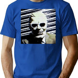 Max Headroom Incident T-Shirt for Men & Women, T-Shirts Graphic Tee - Blue