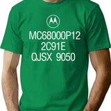 Mc68000 T-Shirt T-Shirt for Men & Women, T-Shirts Graphic Tee - Green