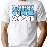 Mccartney Got Back Tour 2024 T-Shirt for Men & Women, T-Shirts Graphic Tee - White