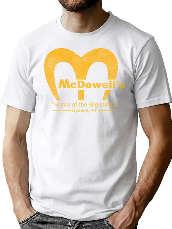 Mcdowell'S Vintage Retro T-Shirt for Men & Women, T-Shirts Graphic Tee - White