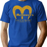 Mcdowell'S Vintage Retro T-Shirt for Men & Women, T-Shirts Graphic Tee - Blue