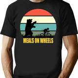 Meals On Wheels T-Shirt for Men & Women, T-Shirts Graphic Tee - Black