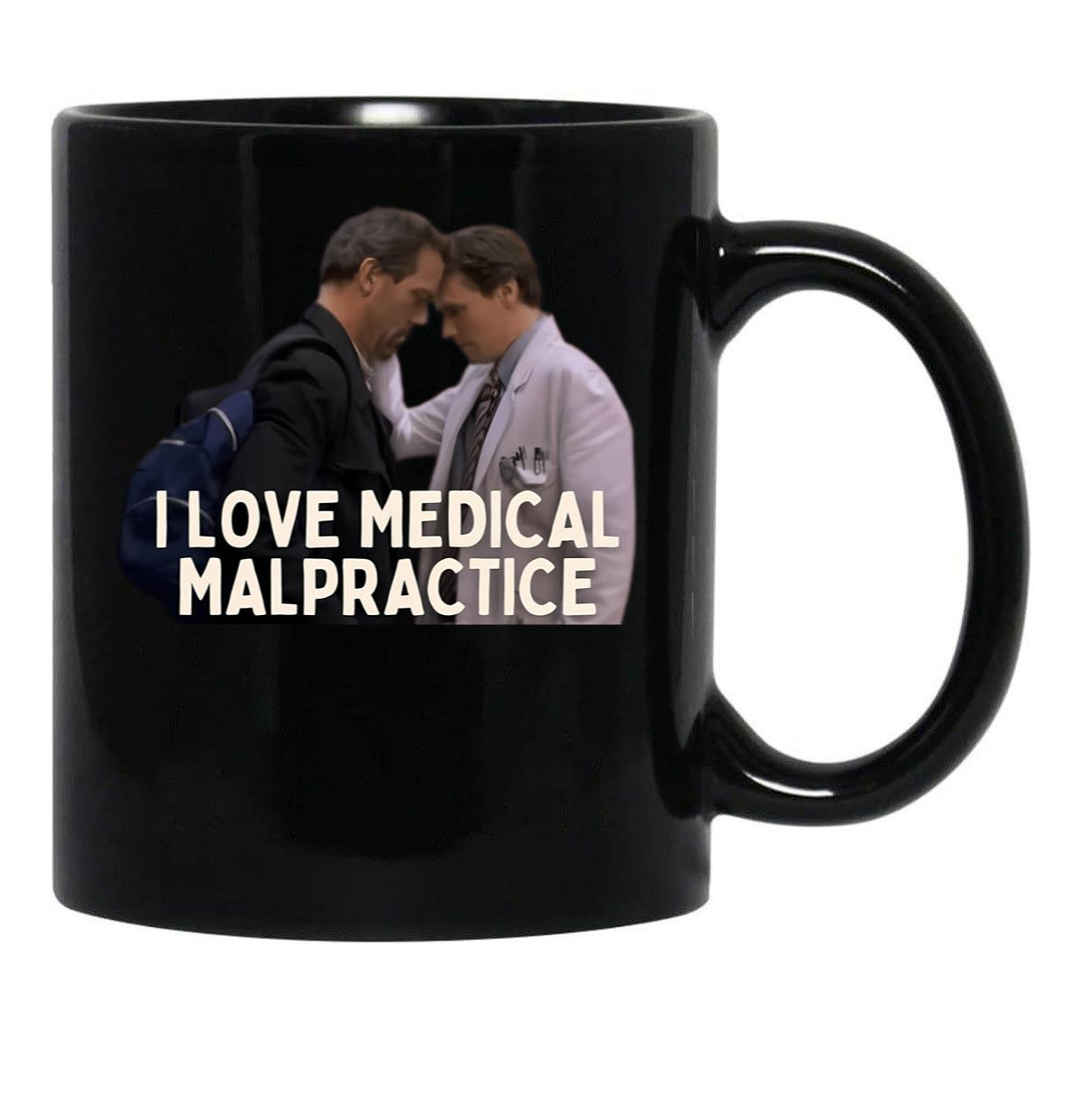 Medical Malpractice Hilson Black Coffee Mug, Gift Coffee Mug - Black