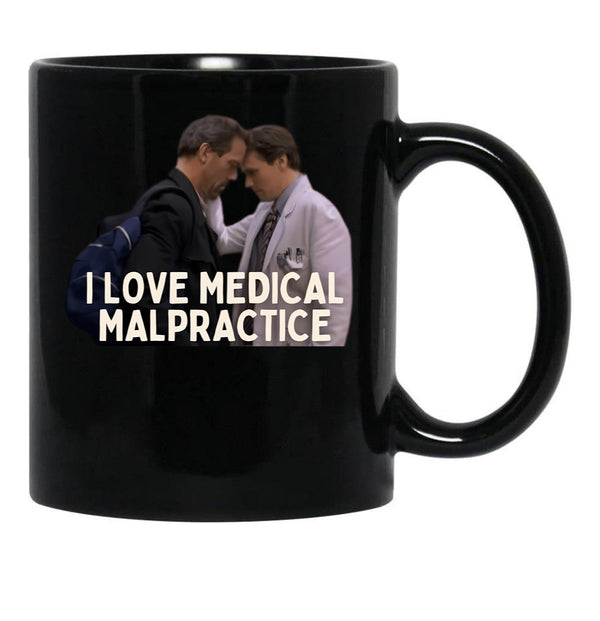 Medical Malpractice Hilson Black Coffee Mug, Gift Coffee Mug - Black