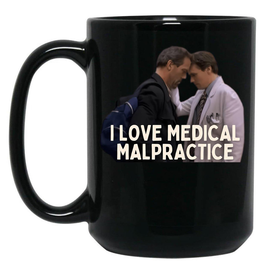 Medical Malpractice Hilson Black Coffee Mug, Gift Coffee Mug