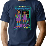 Meet Your Doppelgnger T-Shirt for Men & Women, T-Shirts Graphic Tee - Navy