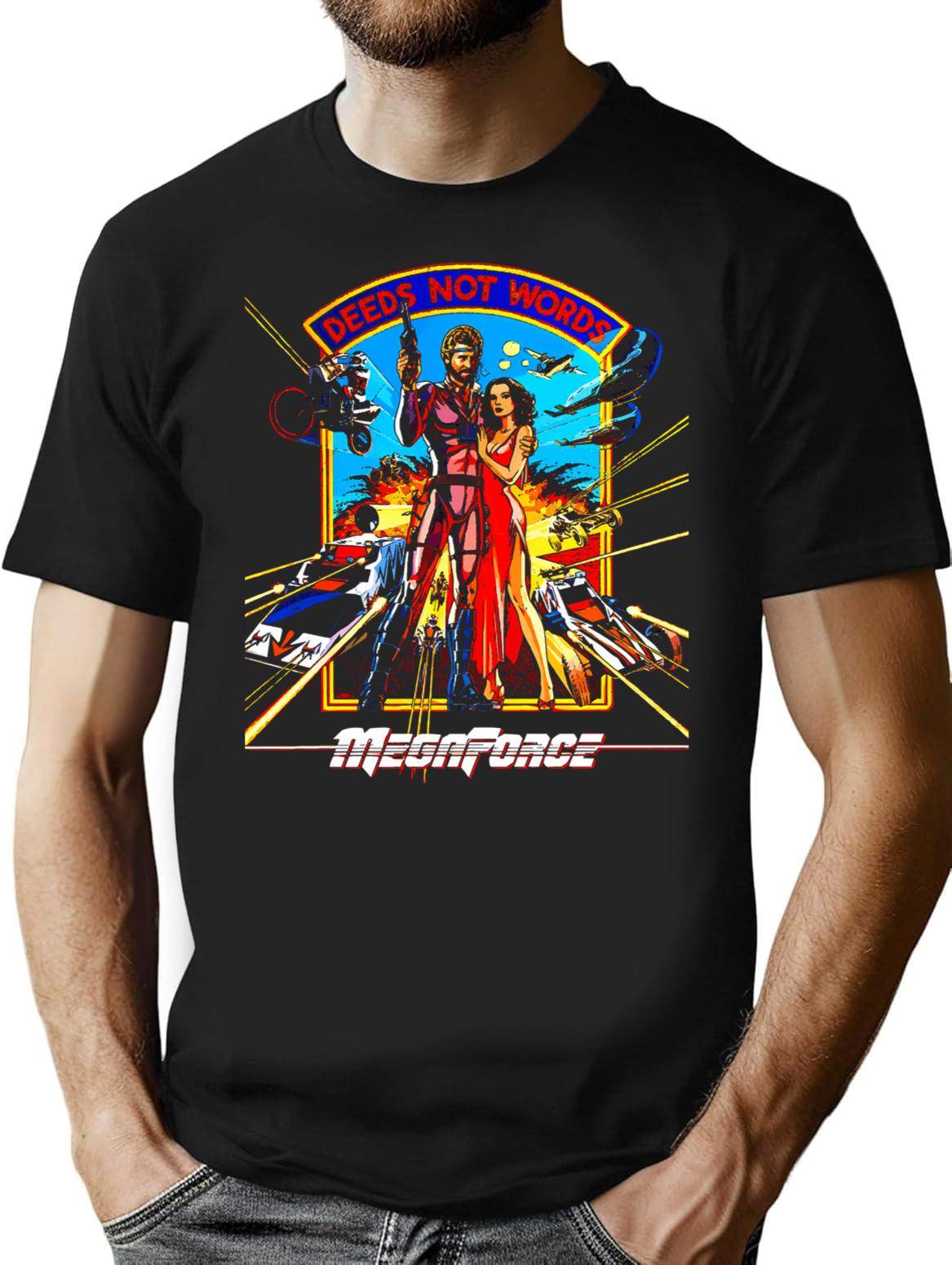 Megaforce T-Shirt for Men & Women, T-Shirts Graphic Tee - Black