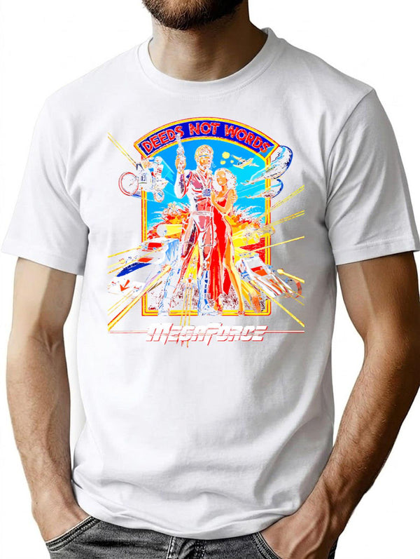 Megaforce T-Shirt for Men & Women, T-Shirts Graphic Tee - White