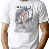 Megarock City (2) T-Shirt for Men & Women, T-Shirts Graphic Tee - White