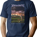 Megarock City (3) T-Shirt for Men & Women, T-Shirts Graphic Tee - Navy