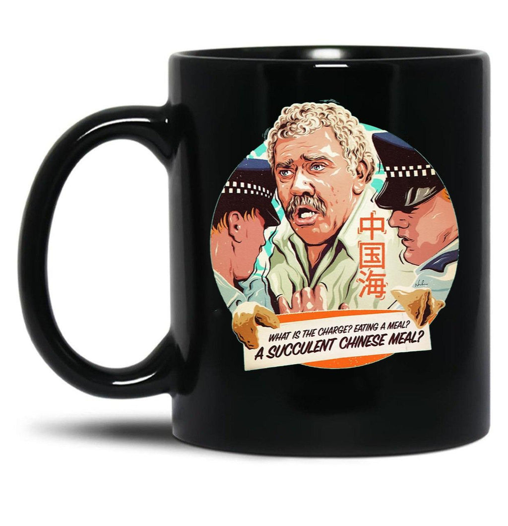 Meme A Succulent Chinese Meal Funny Black Coffee Mug, Gift Coffee Mug