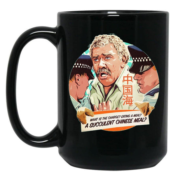 Meme A Succulent Chinese Meal Funny Black Coffee Mug, Gift Coffee Mug - Black