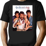Men And Baby T-Shirt for Men & Women, T-Shirts Graphic Tee - Black