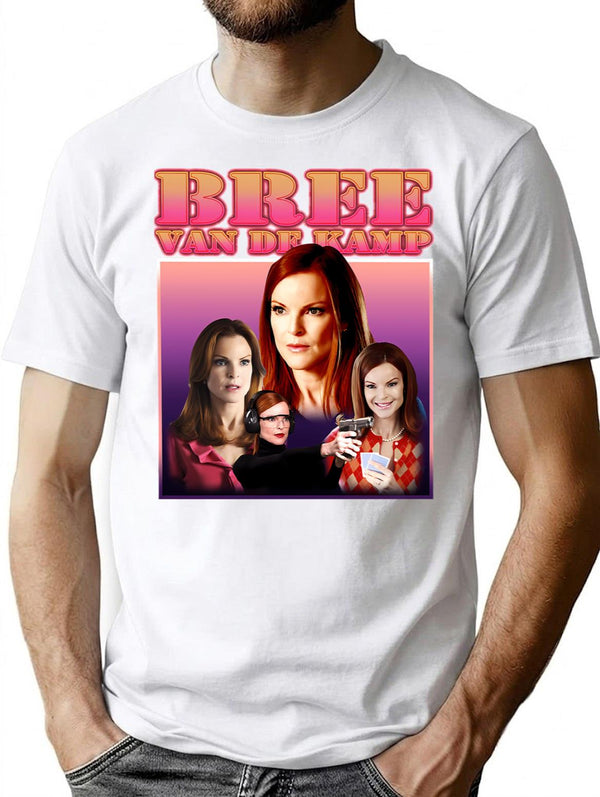Men Women Bree Van De Kamp Homage Funny Men Fan T-Shirt for Men & Women, T-Shirts Graphic Tee - White