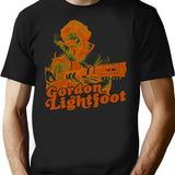 Mens Funny Gordon Lightfoot Gift For Music Fans T-Shirt for Men & Women, T-Shirts Graphic Tee - Black