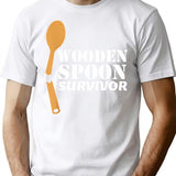 Mens Wooden Spoon Survivor T-Shirt Italian Filipino Pride T-Shirt for Men & Women, T-Shirts Graphic Tee - White