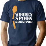 Mens Wooden Spoon Survivor T-Shirt Italian Filipino Pride T-Shirt for Men & Women, T-Shirts Graphic Tee - Navy