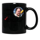 Mentally Dating Billy Gerhardt Black Coffee Mug, Gift Coffee Mug - Black