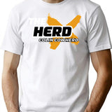 Menx27S The Herd With Colin Cowherd Logo Classic T-Shirt for Men & Women, T-Shirts Graphic Tee - White