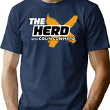 Menx27S The Herd With Colin Cowherd Logo Classic T-Shirt for Men & Women, T-Shirts Graphic Tee - Navy