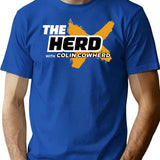 Menx27S The Herd With Colin Cowherd Logo Classic T-Shirt for Men & Women, T-Shirts Graphic Tee - Blue