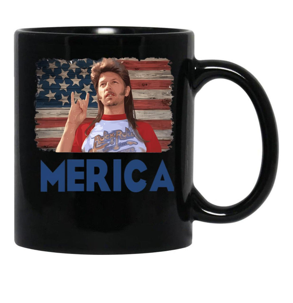Merica Black Coffee Mug - Black