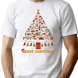 Merry Christmas Australia T-Shirt for Men & Women, T-Shirts Graphic Tee - White