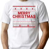 Merry Christmas Cunts Ugly Christmas Sweater Gift Premium Heavyweight Cotton T-Shirt - White