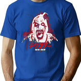 Merry Christmas Xmas 90S T-Shirt for Men & Women, T-Shirts Graphic Tee - Blue