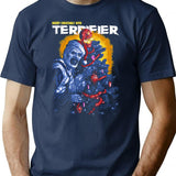 Merry Christmast With Terrifier T-Shirt for Men & Women, T-Shirts Graphic Tee - Navy
