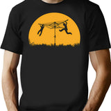 Merry Go Sunset T-Shirt for Men & Women, T-Shirts Graphic Tee - Black