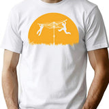 Merry Go Sunset T-Shirt for Men & Women, T-Shirts Graphic Tee - White