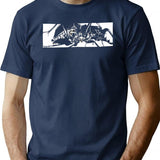 Mezzanine T-Shirt for Men & Women, T-Shirts Graphic Tee - Navy