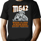 Mg42 T-Shirt for Men & Women, T-Shirts Graphic Tee - Black