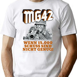 Mg42 T-Shirt for Men & Women, T-Shirts Graphic Tee - White