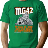 Mg42 T-Shirt for Men & Women, T-Shirts Graphic Tee - Green