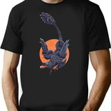 Microraptor (Muted) T-Shirt for Men & Women, T-Shirts Graphic Tee - Black