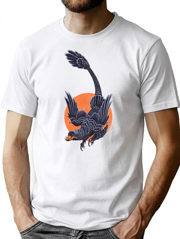 Microraptor (Muted) T-Shirt for Men & Women, T-Shirts Graphic Tee - White