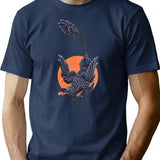 Microraptor (Muted) T-Shirt for Men & Women, T-Shirts Graphic Tee - Navy